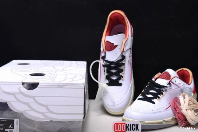 HYPE Red DJ4375-106 White 2 SP Retro Jordan Off-White Low 0728